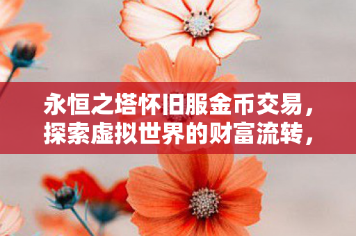 永恒之塔怀旧服金币交易图片