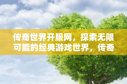 传奇世界开服网，探索无限可能的经典游戏世界，传奇世界开服网，探索经典游戏世界的无限可能