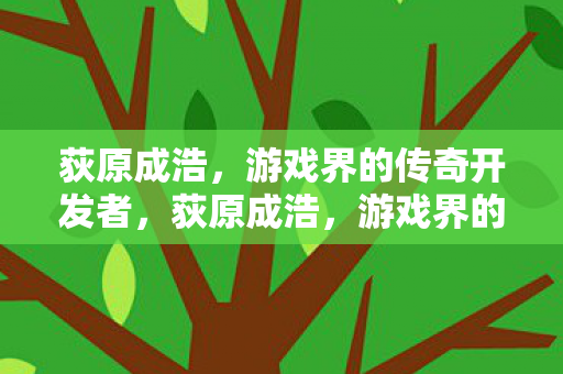 荻原成浩，游戏界的传奇开发者，荻原成浩，游戏界的传奇开发者