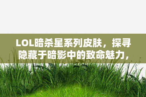 LOL暗杀星系列皮肤,探寻隐藏于暗影中的致命魅力,LOL暗杀星系列皮肤,探寻暗影中的致命诱惑 LOL暗杀星系列皮肤,探寻隐藏于暗影中的致命魅力,LOL暗杀星系列皮肤,探寻暗影中的致命诱惑