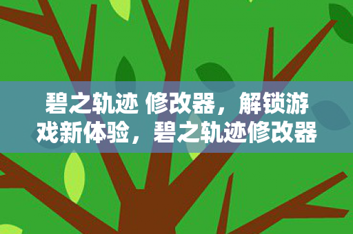 碧之轨迹 修改器图片