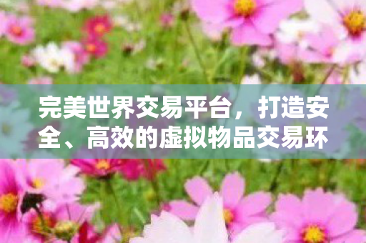 构建安全高效虚拟物品交易新生态图片