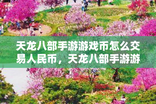 天龙八部手游游戏币怎么交易人民币图片