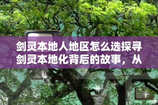 剑灵本地人地区怎么选探寻剑灵本地化背后的故事,从文化融合到玩家体验的优化,探寻本地化背后的故事,从文化融合到玩家体验优化 剑灵本地人地区怎么选探寻剑灵本地化背后的故事,从文化融合到玩家体验的优化,探寻本地化背后的故事,从文化融合到玩家体验优化