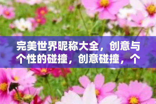 完美世界昵称大全，创意与个性的碰撞，创意碰撞，个性尽显，完美世界昵称大全