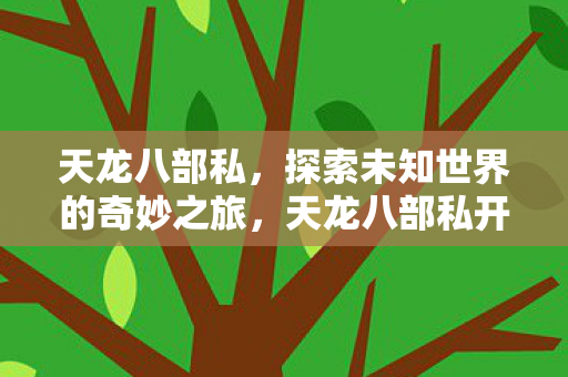 天龙八部私,探索未知世界的奇妙之旅,天龙八部私开启探索未知世界的奇妙之旅 天龙八部私,探索未知世界的奇妙之旅,天龙八部私开启探索未知世界的奇妙之旅