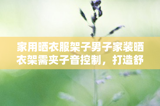 家用晒衣服架子男子家装晒衣架需夹子音控制,打造舒适家居的必备神器,男子家装必备神器,智能夹子式晒衣架,打造舒适家居 家用晒衣服架子男子家装晒衣架需夹子音控制,打造舒适家居的必备神器,男子家装必备神器,智能夹子式晒衣架,打造舒适家居