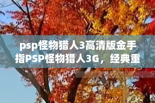 psp怪物猎人3高清版金手指PSP怪物猎人3G，经典重燃，掌中狩猎的传奇，PSP怪物猎人3G，经典重燃，掌中狩猎的传奇