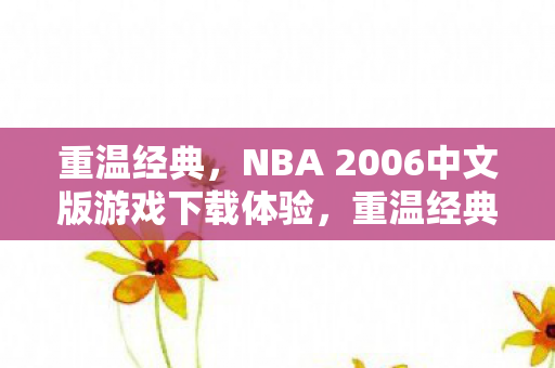 NBA 2006中文版游戏下载体验图片