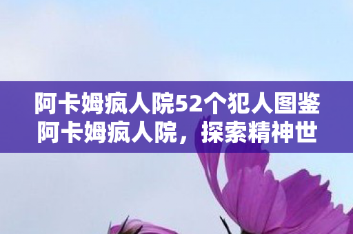 阿卡姆疯人院52个犯人图鉴阿卡姆疯人院，探索精神世界的深渊，阿卡姆疯人院52个犯人图鉴，探索精神世界的深渊