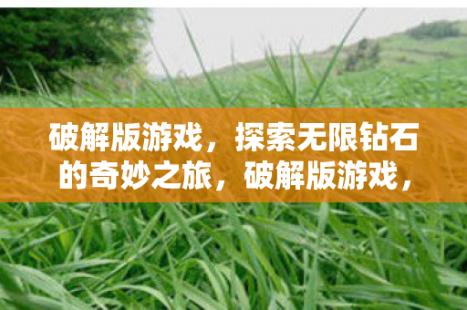 破解版游戏，探索无限钻石的奇妙之旅，破解版游戏，探索无限钻石的奇妙之旅