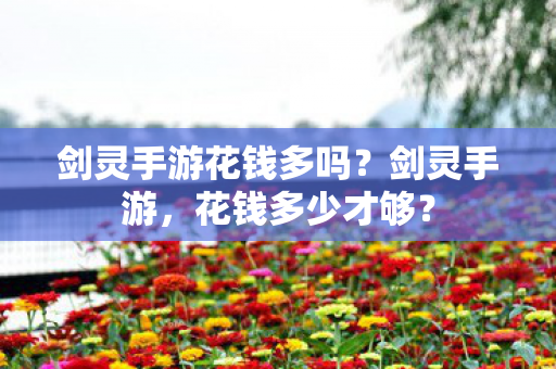剑灵手游花钱多吗？剑灵手游，花钱多少才够？