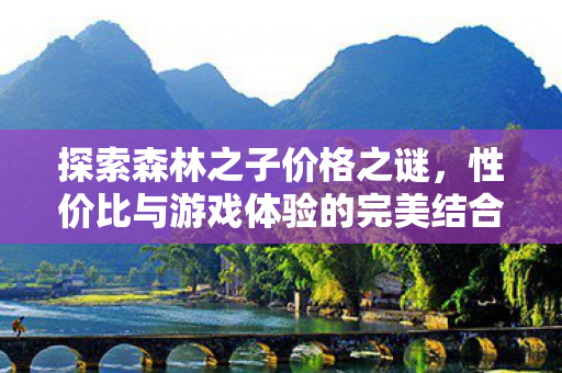 探索森林之子价格之谜，性价比与游戏体验的完美结合，探索森林之子，性价比与游戏体验的完美结合