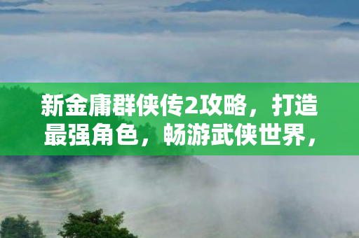 新金庸群侠传2攻略，打造最强角色，畅游武侠世界，新金庸群侠传2攻略，打造最强角色，畅游武侠世界