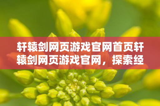 轩辕剑网页游戏官网首页轩辕剑网页游戏官网,探索经典与创新的完美结合,轩辕剑网页游戏官网,探索经典与创新的完美结合 轩辕剑网页游戏官网首页轩辕剑网页游戏官网,探索经典与创新的完美结合,轩辕剑网页游戏官网,探索经典与创新的完美结合