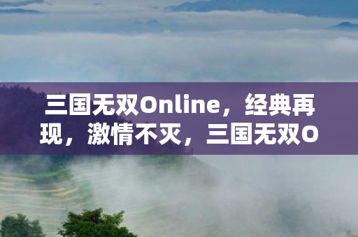 三国无双Online，经典再现，激情不灭，三国无双Online，经典再现，激情不灭