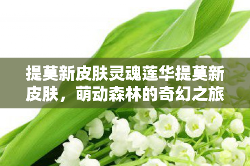 提莫新皮肤灵魂莲华提莫新皮肤图片