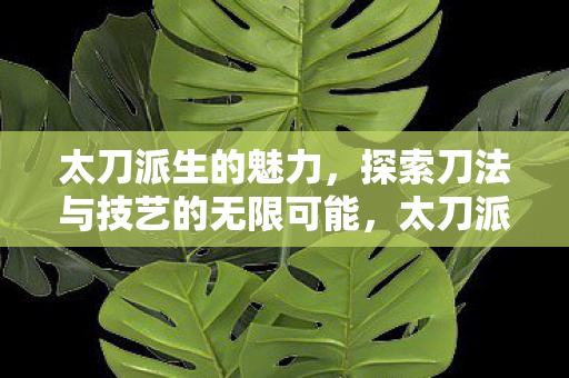 太刀派生的魅力，探索刀法与技艺的无限可能，太刀派生的魅力，探索刀法与技艺的无限可能