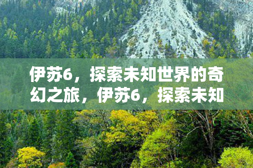 伊苏6，探索未知世界的奇幻之旅，伊苏6，探索未知世界的奇幻冒险之旅