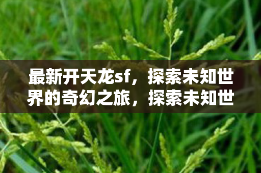 最新开天龙sf，探索未知世界的奇幻之旅，探索未知世界的奇幻之旅，最新开天龙sf等你来体验