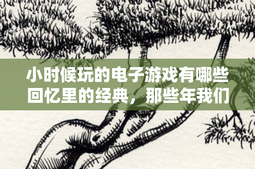 小时候玩的电子游戏有哪些回忆里的经典,那些年我们一起追的电子游戏,那些年我们一起追的电子游戏,回忆里的经典电子游戏 小时候玩的电子游戏有哪些回忆里的经典,那些年我们一起追的电子游戏,那些年我们一起追的电子游戏,回忆里的经典电子游戏