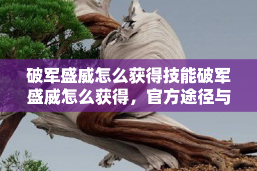 破军盛威怎么获得技能破军盛威怎么获得，官方途径与策略指南，官方途径与策略指南，如何获得破军盛威技能