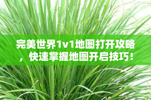 完美世界1v1地图打开攻略,快速掌握地图开启技巧! 完美世界1v1地图打开攻略,快速掌握地图开启技巧!