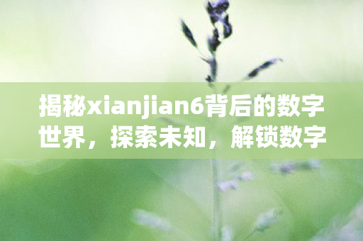 揭秘xianjian6背后的数字世界，探索未知，解锁数字奥秘