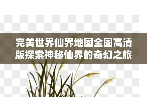 完美世界仙界地图全图高清版探索神秘仙界的奇幻之旅图片