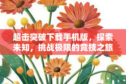 超击突破下载手机版，探索未知，挑战极限的竞技之旅！