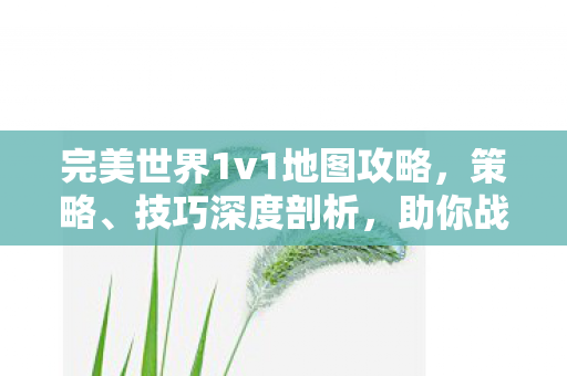完美世界1v1地图攻略,策略、技巧深度剖析,助你战胜对手! 完美世界1v1地图攻略,策略、技巧深度剖析,助你战胜对手!