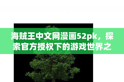 海贼王中文网漫画52pk，探索官方授权下的游戏世界之旅